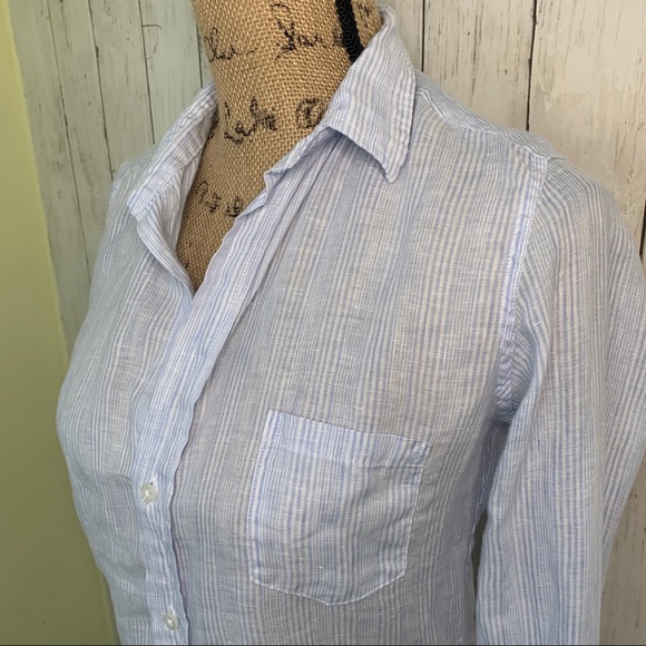 Frank & Eileen Tops - Frank & Eileen Button Down Linen Top XS